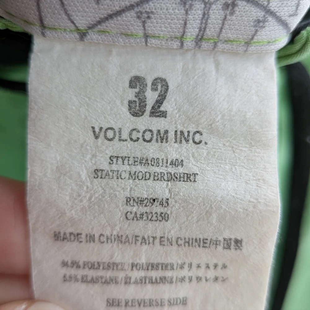 Volcom hit water